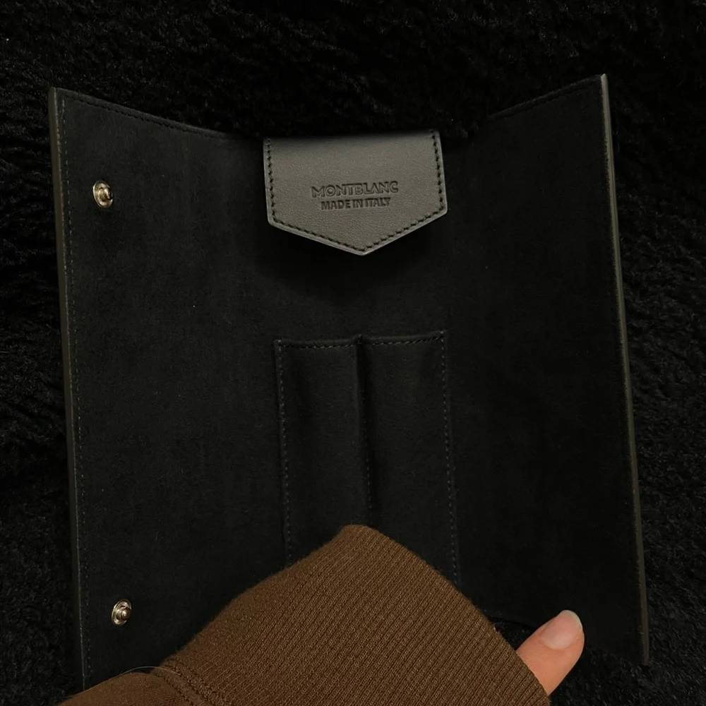 Montblanc Black Leather Pen Holder - Picture 2 of 4